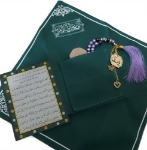 جانماز طرح اللهم عجل لولیک الفرج - سبز پر رنگ- کد 301