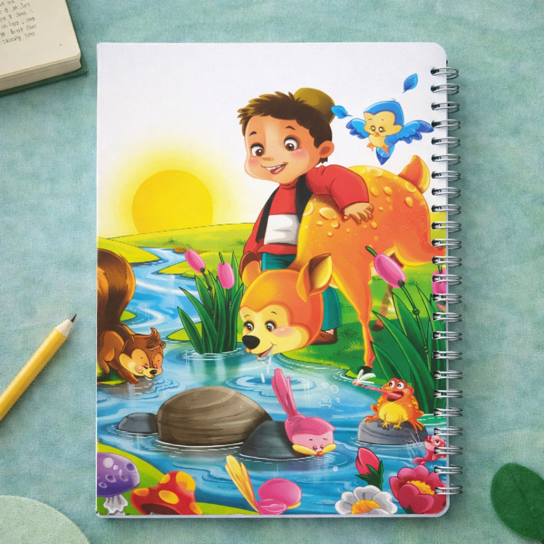 خرید دفتر نقاشی سیمی طرح برکه- 6615