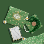 خرید جانماز دو تیکه کیفی طرح یا مهدی ادرکنی-6597