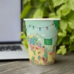 خرید لیوان کاغذی طرح نیمه شعبان مبارک - مسجد - بسته 50 عددی- 6637