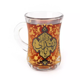 قیمت استکان کمر باریک دسته دار طرح یا مهدی ادرکنی - بسته 6 عددی - فروشگاه دیدار - کد 307