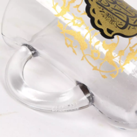 خرید استکان کمر باریک دسته دار طرح اباعبدالله - بسته 6 عددی - کد 3240 - فروشگاه دیدار