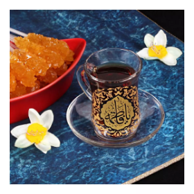 خرید استکان کمر باریک دسته دار طرح یا فاطمه - بسته 6 عددی - کد 4085 - فروشگاه دیدار