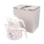 خرید ست قوری چینی طرح یک دل دارم یک امیر و علی ولی الله - 2.5 لیتر  - کد 6085 - فروشگاه دیدار