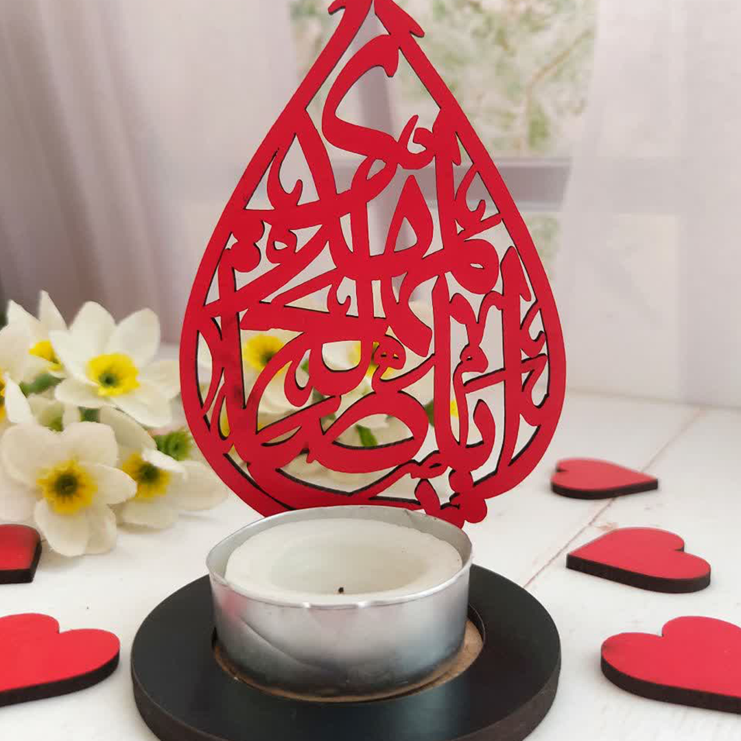 خرید جاشمعی چوبی یا اباصالح المهدی- 6642