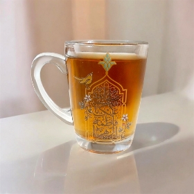 خرید نیم لیوان دسته دار صلی الله علیک یا فاطمه الزهرا - بسته 6 تایی- 6653