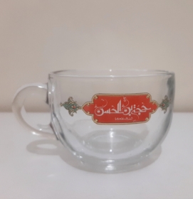 خرید فنجان بلور طرح حجة بن الحسن (عج) - قرمز- 6649