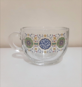 خرید فنجان بلور طرح حجة بن الحسن (عج) - آبی-6648