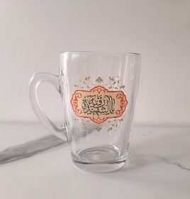 خرید نیم لیوان دسته دار رقیه الشهیده - بسته 6 تایی- 6654