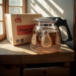 خرید قوری پیرکس طرح یا اباعبدالله - یا ابالفضل - یا زینب- 6021