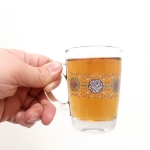 خرید استکان دسته دار بزرگ طرح حجة بن الحسن - آبی- بسته 6 عددی-6671