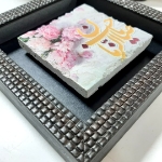 قاب سنگ نفیس طرح یا صاحب الزمان - 10*10- کد 3117- فروشگاه دیدار