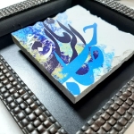 قاب سنگ نفیس طرح یا صاحب الزمان - 10*10-کد 3120- فروشگاه دیدار