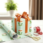 کاغذ کادو طرح آقا بیا اکنون دنیا در انتظار است- کد 6634- فروشگاه دیدار