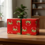 خرید کاغذ کادو عید مبارک قرمز- کد 337- فروشگاه دیدار