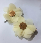 خرید گل سر پلاک دار لیمویی - یا مهدی- کد -6692- فروشگاه دیدار