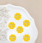 خرید تاپر بسته 50 عددی طرح نیمه شعبان مبارک - زرد- کد 6712- فروشگاه دیدار