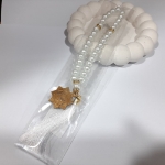 خرید تسبیح 33 دانه پلاک دار امام عصر - سفید- کد 6693- فروشگاه دیدار