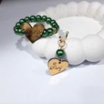 خرید دستبند به همراه گیره روسری طرح امام عصر (عج) - سبز- کد 6703- فروشگاه دیدار