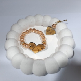 خرید دستبند به همراه گیره روسری طرح امام عصر (عج) - طلایی- کد 6705- فروشگاه دیدار