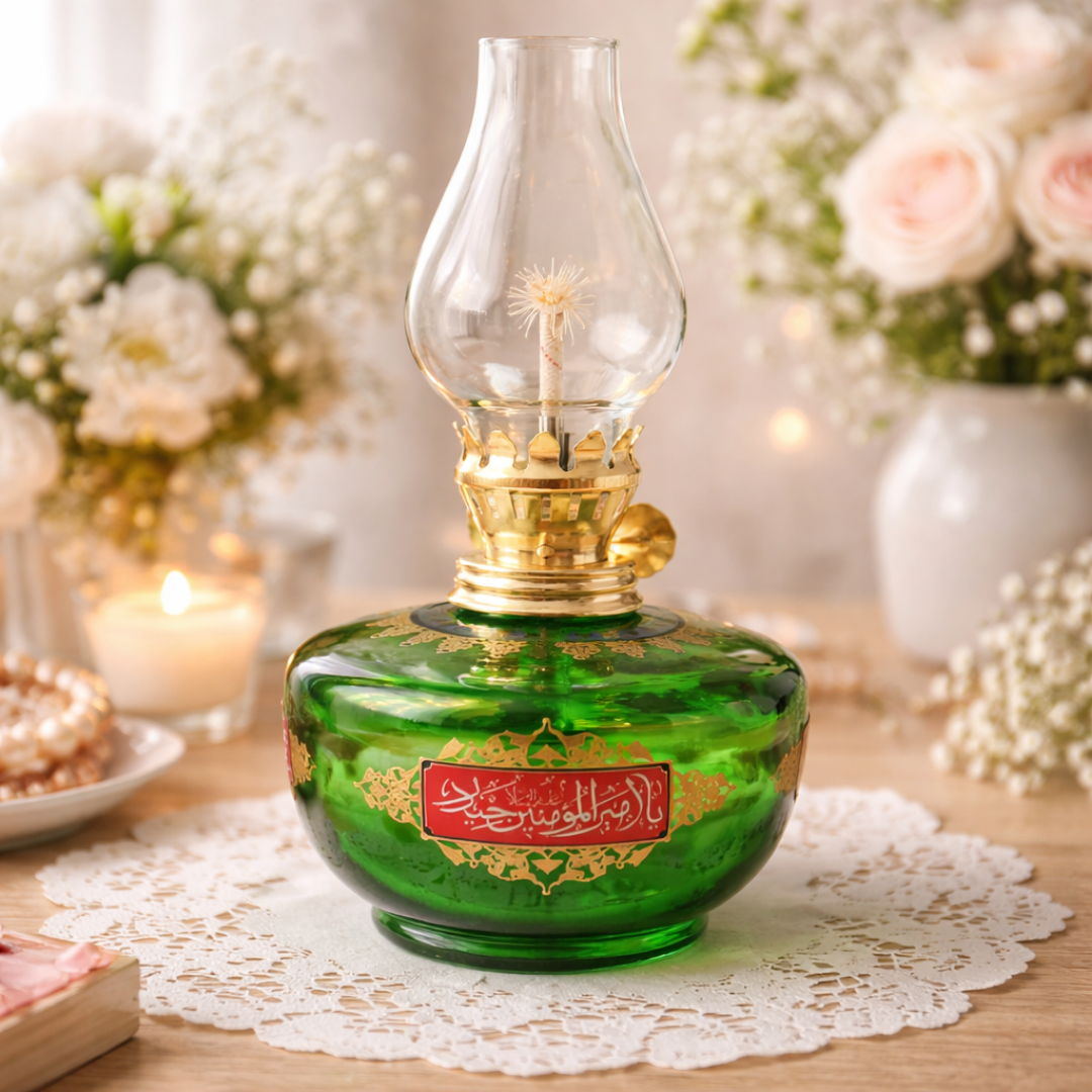 خرید چراغ گردسوز طرح یا امیرالمومنین حیدر- کد 6603- فروشگاه دیدار