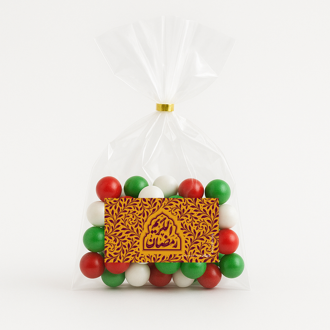 خرید برچسب مستطیل طرح رمضان الکریم - بسته 50 عددی - کد 6732 - فروشگاه دیدار