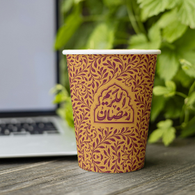 خرید لیوان کاغذی طرح رمضان الکریم - نارنجی - بسته 50 عددی - کد 6737 - فروشگاه دیدار