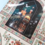 خرید دفتر سیمی خط دار طرح حرم امام رضا - 6624- فروشگاه دیدار