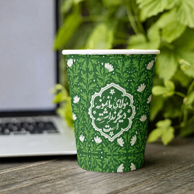 لیوان کاغذی طرح مولای ما نمونه دیگر نداشته است - بسته 50 عددی- کد 6803- فروشگاه دیدار