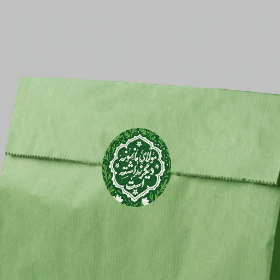 خرید خرید برچسب قالب دار طرح مولای ما نمونه دیگر نداشته است - بسته 50 عددی- کد 6820- فروشگاه دیدار- کد 6820- فروشگاه دیدار