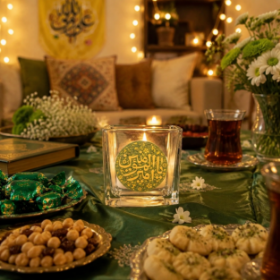 خرید جاشمعی طرح یا امیر المومنین- کد 5029- فروشگاه دیدار