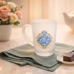 خرید استکان دسته دار بلند مات طرح یا امیرالمومنین حیدر- کد 6843- فروشگاه دیدار