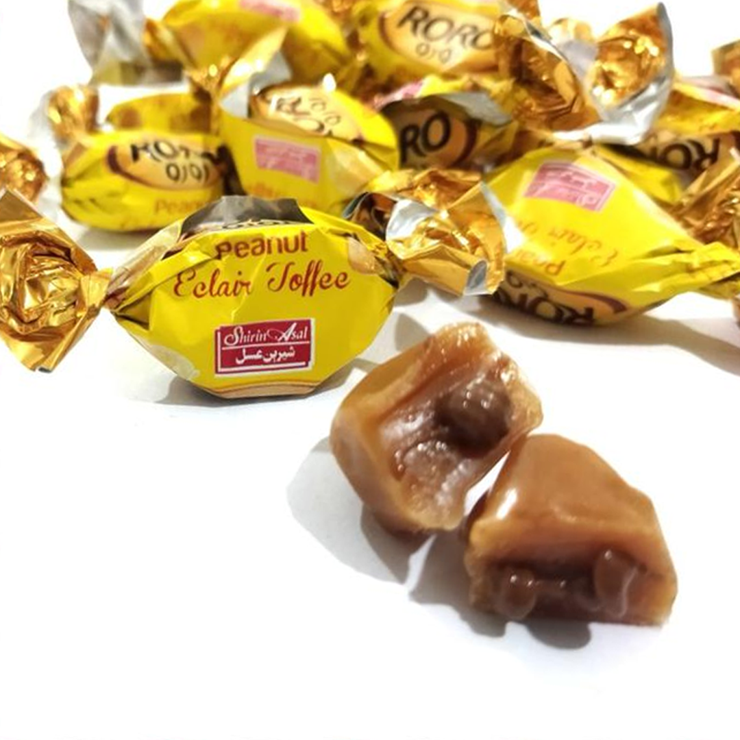 خرید تافی مغزدار طعم بادام - رورو - شیرین عسل - بسته 50 عددی - کد 6890 - فروشگاه دیدار