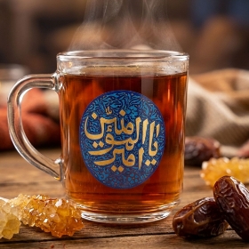 خرید لیوان دسته دار طرح یا امیرالمومنین- کد 6888- فروشگاه دیدار