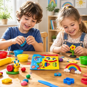 خرید خمیر بازی 7 رنگ آریا- کد 6971- فروشگاه دیدار
