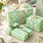 خرید کاغذ کادو طرح همه داراییم عهد غدیر است - سبز- کد 6908- فروشگاه دیدار