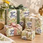 خرید کاغذ کادو طرح همه داراییم عهد غدیر است - گل گلی- کد 6907- فروشگاه دیدار