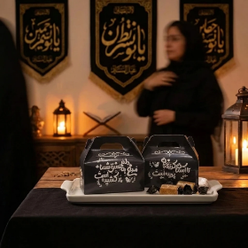 جعبه شکلات طرح مرغ دلم - بسته 50 عددی